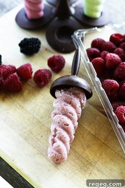 Creamy Whipped Fruit Ice Pops Recipe: Refreshing Homemade Treat 2 Whipped Fruit Ice Pops, Dairy Free | www.foodiewithfamily.com