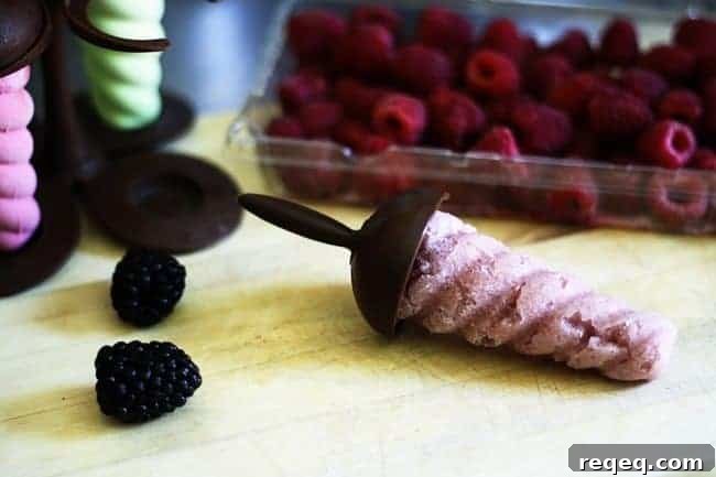 Whipped Fruit Ice Pops, Dairy Free | www.foodiewithfamily.com