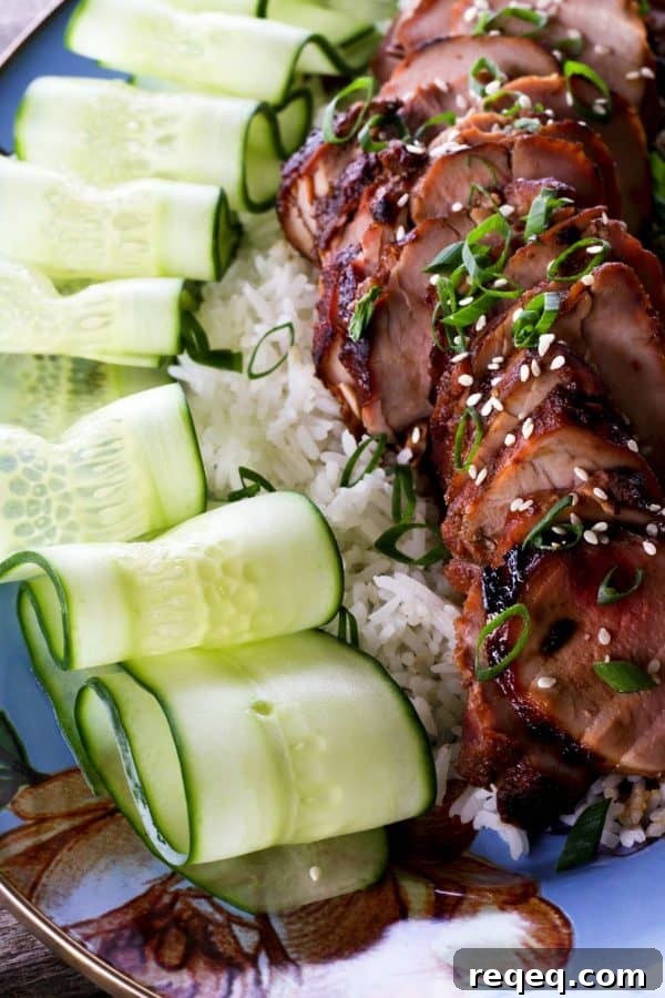 Chinese Barbecue Pork {Char Siu} made without food colouring!