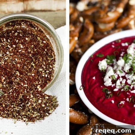 Roasted Beet Dip with Homemade Za'atar — Make-Ahead Recipe Mondays 5 img 11554 5