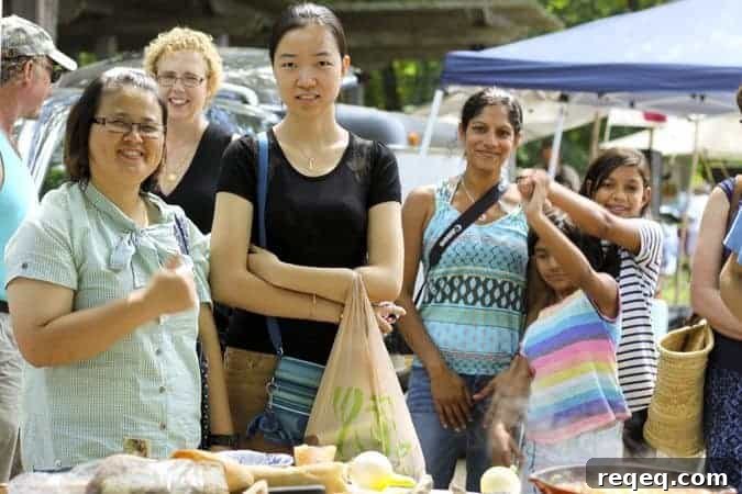Making shakshuka for a crowd at Alfred Farmer's Market