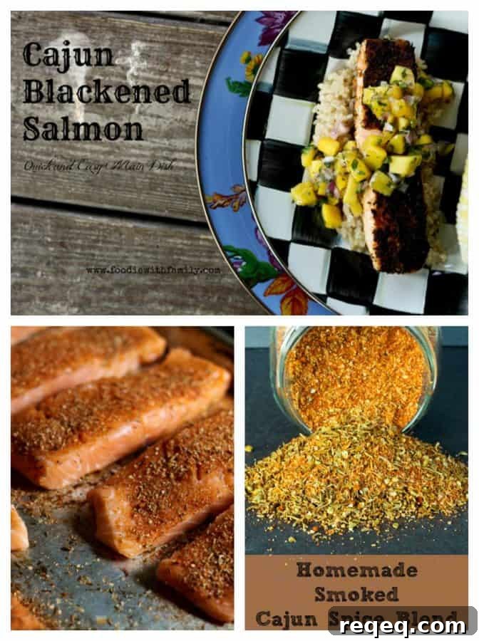 Quick Cajun Blackened Salmon Recipe for Weeknight Dinners 6 Easy Cajun Blackened Salmon from foodiewithfamily.com