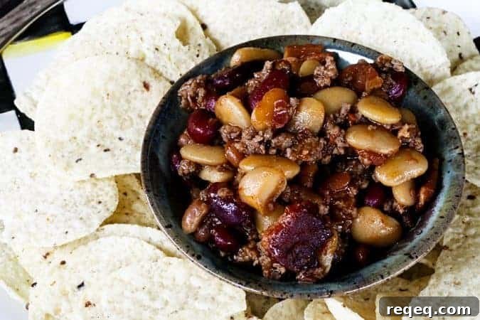 Calico Beans Casserole with Beef and Bacon 3 Barbecue Beef Bacon and Bean Casserole for #MakeAheadMondays | www.foodiewithfamily.com