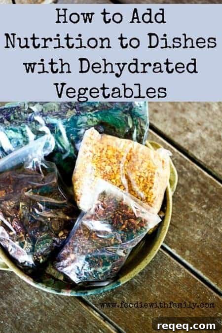 Boost Meals with Dehydrated Vegetables: Make-Ahead Tips for Sneaking Veggies into Recipes 2 Adding nutritional value using dehydrated vegetables | www.foodiewithfamily.com