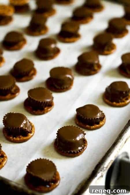 Reese's Pretzel Bites at www.foodiewithfamily.com