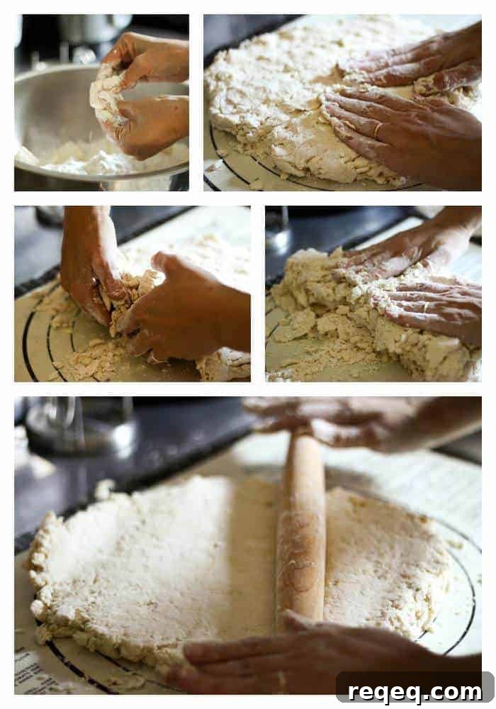 Buttermilk Biscuits: Make, Freeze, and Bake Later for Fresh Results 5 How to work with biscuit dough for perfect, flaky, layered, buttermilk biscuits at www.foodiewithfamily.com