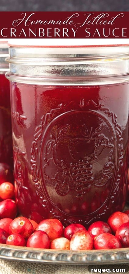 Jellied Cranberry Sauce: Canned vs. Homemade Refrigerator Recipe 7 Delicious, nutritious homemade Jellied Cranberry Sauce with a hint of orange