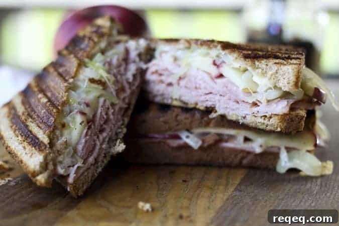 Crispy Ham, Cheddar, Apple & Caramelized Onion Panini Recipe 4 Ham, Cheddar, Apple, and Onions Panini on www.foodiewithfamily.com