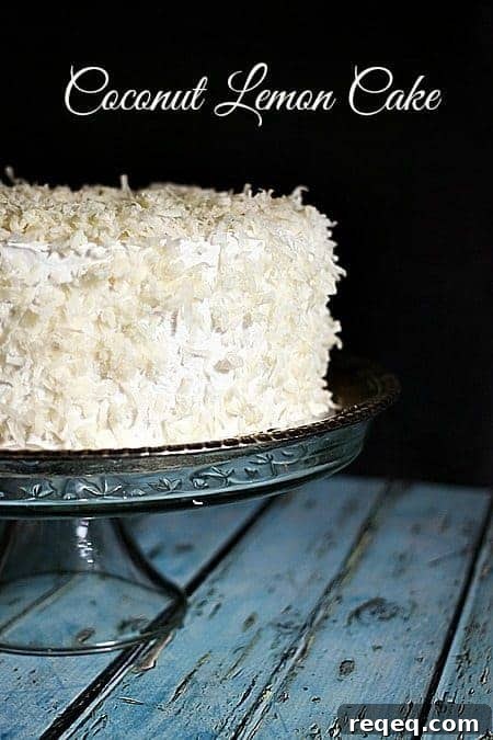 Coconut Lemon Cake Recipe with Zesty Glaze 3 Coconut Lemon Cake at foodiewithfamily.com