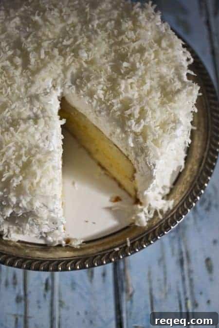 Coconut Lemon Cake Recipe with Zesty Glaze 4 Coconut Lemon Cake at www.foodiewithfamily.com