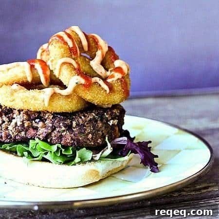 Black Bean burgers vegetarian with roasted sweet potatoes and smoked paprika chipotle sauce