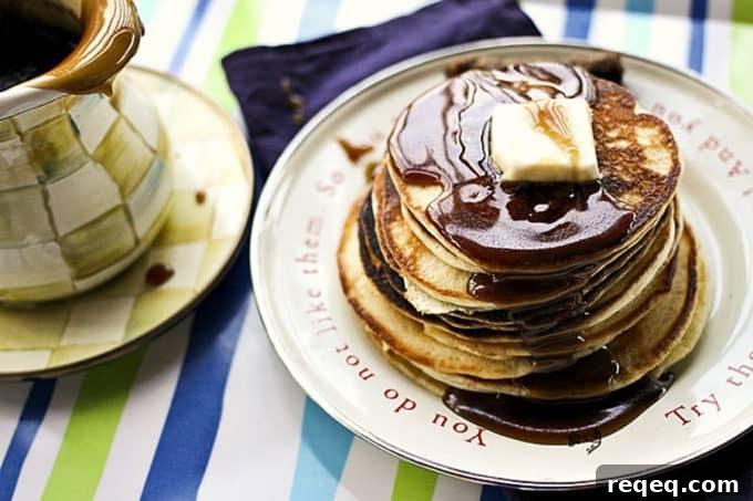 Out of maple or pancake syrup? Never fear! Smooth, thick, and rich, this pantry friendly Brown Sugar and Butter Pancake Syrup is simply delicious. It comes together quicker than quick and tastes so good you may find yourself never buying pancake syrup again!