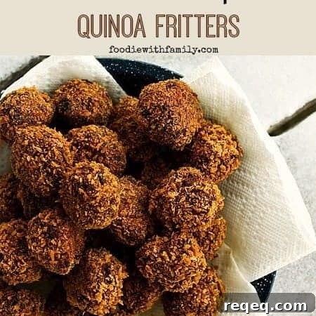 Cheesy Black Bean Chipotle Quinoa Fritters #Superbowlsnacks #Vegetarian