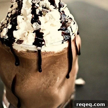 Guinness Double Chocolate Malted Milkshake with Bailey's Whipped Cream foodiewithfamily.com #StPaddysDay