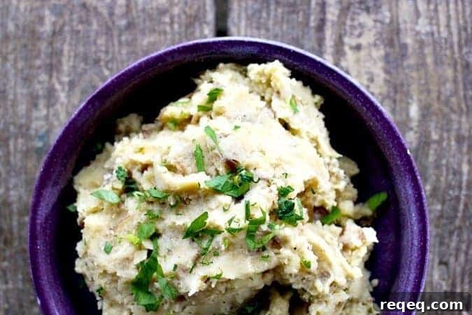 Creamy Butter Mashed Potatoes with Caramelized Onions 3 Caramelized Onion and Butter Mashed Potatoes. Velvety, rich, smooth and packed with flavour.
