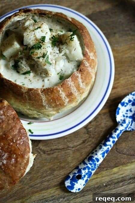 Creamy Cod and Dill Chowder Recipe with Fresh Herbs 3 Fish Chowder made with Cod and Dill foodiewithfamily.com #chowder #soup #Lent