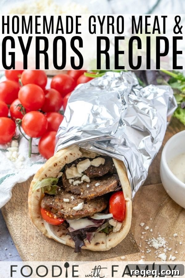 Make restaurant worthy homemade gyro meat and gyros -flat breads filled to bursting with garlicky, herbed, crisped strips of Greek/Lebanese meatloaf.