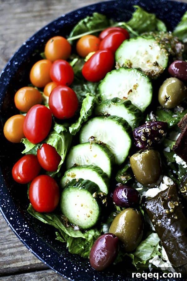 Greek Salad Gyro Plate Recipe for Restaurant-Style Gyros 2 Greek Gyro Salad Plate from foodiewithfamily.com