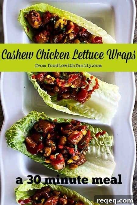 Cashew Chicken Lettuce Wrap Recipe — Crunchy Asian-Inspired Wraps 3 Cashew Chicken Lettuce Wraps. A 30 Minute Meal from foodiewithfamily.com
