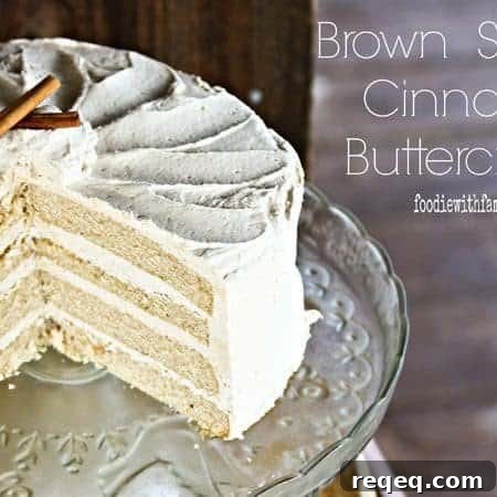 Brown Sugar Cinnamon Buttercream Frosting Recipe — Rich Spiced Icing 4 Brown Sugar Cinnamon Buttercream isn't your average frosting! Flecked with crunchy little crystals of brown sugar, it's reminiscent of Snickerdoodle Cookies! foodiewithfamily.com