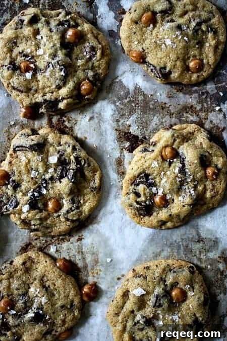 Salted Caramel Chocolate Chunk Cookies from foodiewithfamily.com