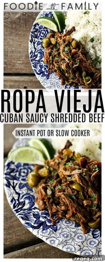 Instant Pot vs Slow Cooker Ropa Vieja: Cuban Shredded Beef Recipe 6 Ropa Vieja: Thin shreds of flank steak braised in a rich tomato vegetable sauce with olives &capers. Prepare in an Instant Pot OR Slow-Cooker.