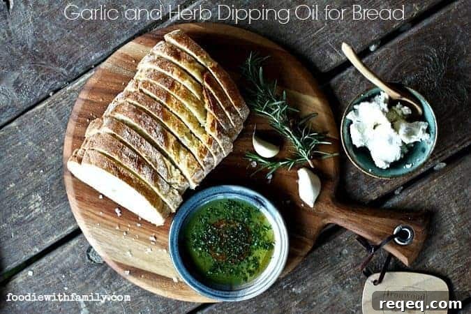 Garlic and Herb Dipping Oil Recipe for Bread and Vegetables 3 Herb and Garlic Dipping Oil for bread #summer