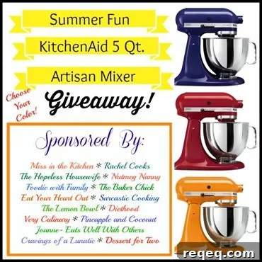 Kitchen Aid Giveaway on foodiewithfamily.com