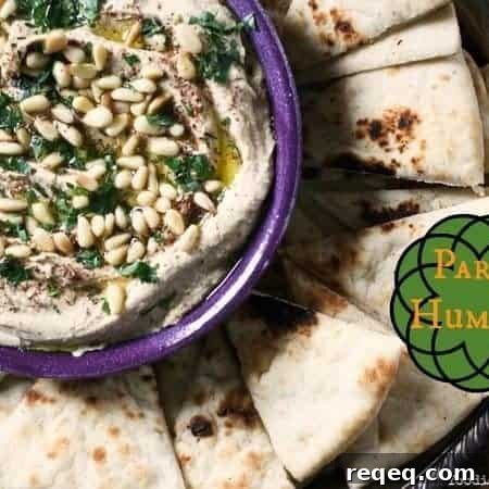 Party Hummus - serving photo