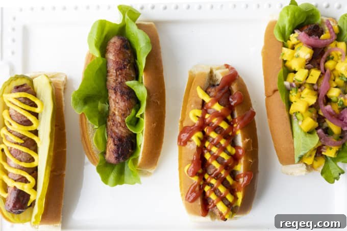 Smoky Bacon-Wrapped Hot Dogs with Crispy Grill Finish 6 Bacon Wrapped Hot Dogs are chewy, crisp, bacon-wrapped, juicy hot dogs and are worth every second of the tiny bit of extra effort they take.