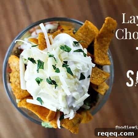 Layered Chopped Taco Salad