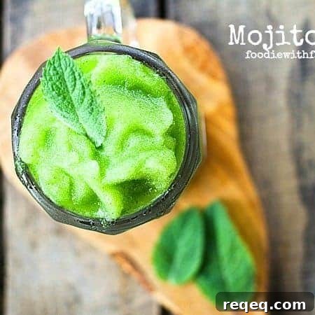 Mojito Icee: Boozy and Virgin Recipes for a Refreshing Chill 4 Mojito Icees {High Octane and Mocktail Versions} from foodiewithfamily.com