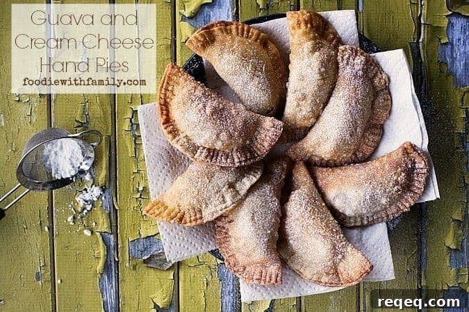 Guava and Cream Cheese Hand Pies Recipe for Tropical Treats 3 Guava and Cream Cheese Hand Pies from foodiewithfamily