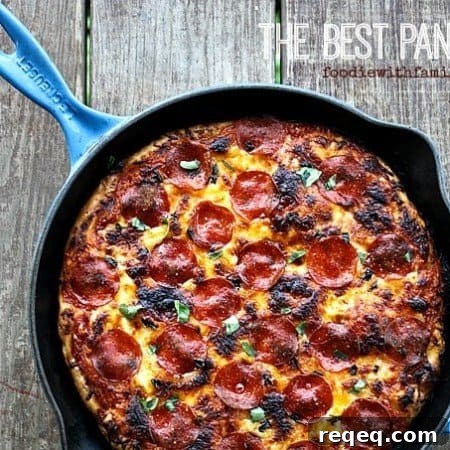 The Best Pan Pizza {super easy!} How and why it works and the best recipe to use!