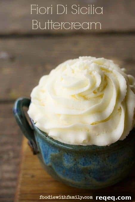Fiori Di Sicilia Buttercream {orange vanilla buttercream} foodiewithfamily.com