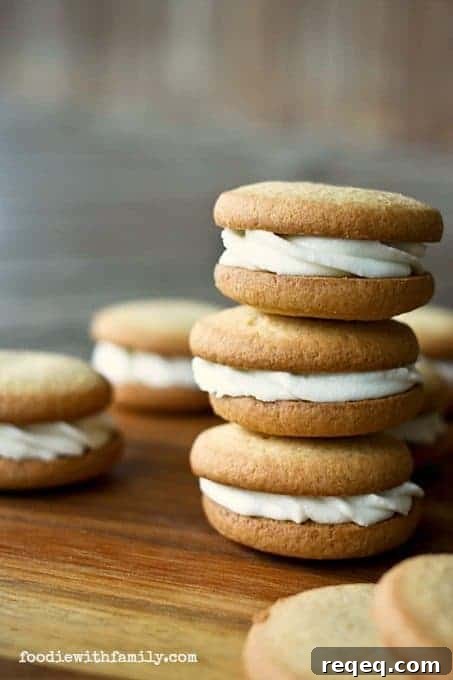 Fiori Di Sicilia Buttercream {orange vanilla buttercream} sugar cookie sandwiches foodiewithfamily.com