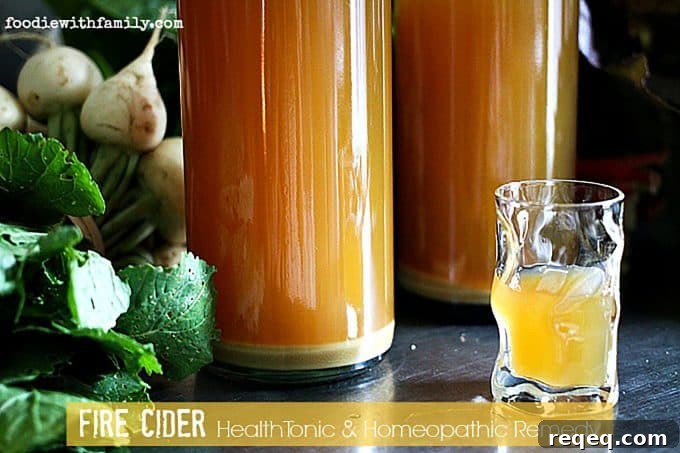 Homemade Fire Cider: Tangy Herbal Tonic Recipe for Immunity Boost 6 Fire Cider: Savoury sweet infused vinegar that makes a fantastic dressing AND health tonic/homeopathic remedy.