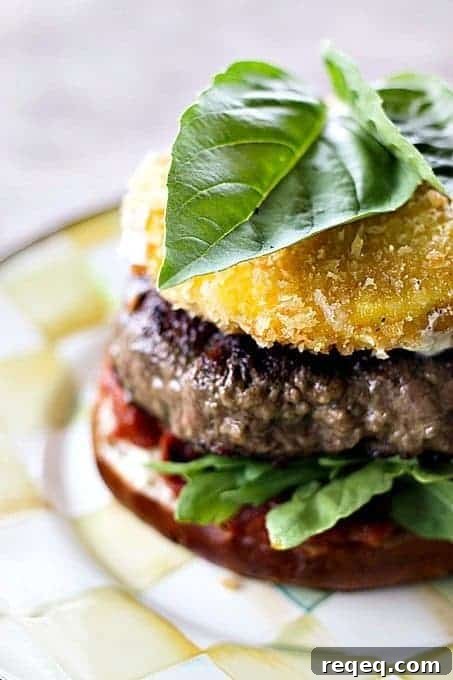 Crispy Mozzarella Steak Sandwiches with Gooey Melted Cheese 5 Fried Mozzarella and Sun Dried Tomato Burger from foodiewithfamily.com