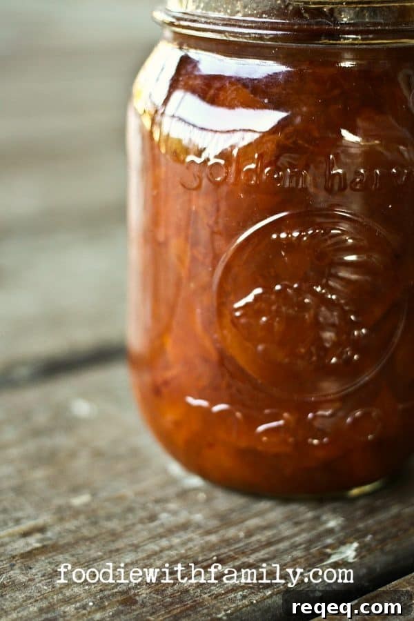 Ginger-Peach Preserves Recipe: Small-Batch Jam for Toasts and Gifts 3 Ginger Peach Preserves for serving on toast, in ice cream, alongside roasted meats, or just spooned straight to your mouth from foodiewithfamily.com