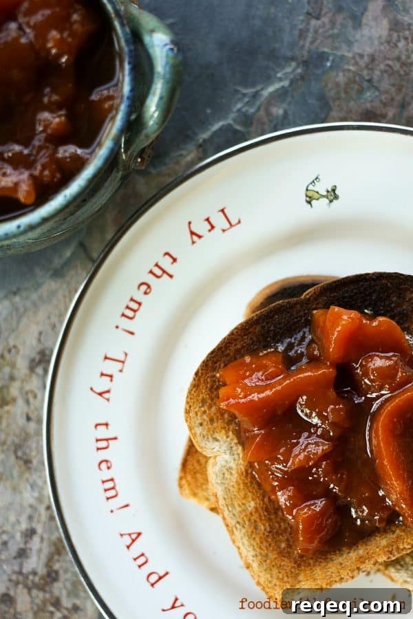Ginger-Peach Preserves Recipe: Small-Batch Jam for Toasts and Gifts 4 Ginger Peach Preserves for serving on toast, in ice cream, alongside roasted meats, or just spooned straight to your mouth from foodiewithfamily.com