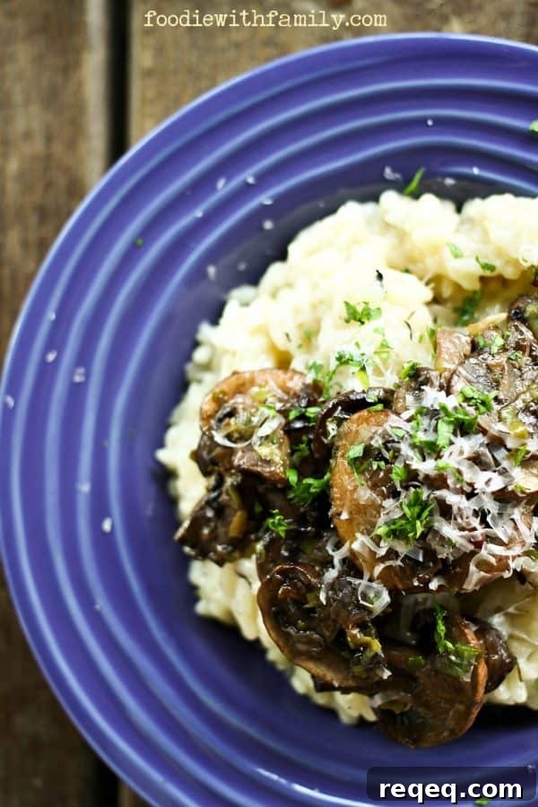 Simple Creamy Risotto Recipe for Perfect Weeknight Meals 2 Basic Risotto tutorial with topping ideas from foodiewithfamily.com