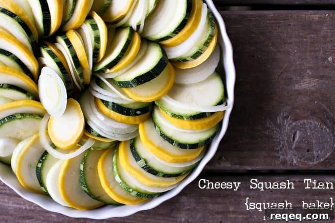 Cheesy Squash Tian a.k.a. Squash Bake from foodiewithfamily.com #JCPAmbassador #BH #Sponsored