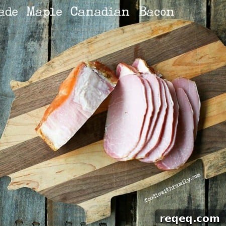 Homemade Canadian Bacon Recipe (Smoker or Oven) 5 Homemade Maple Canadian Bacon {smoker optional!} from foodiewithfamily.com