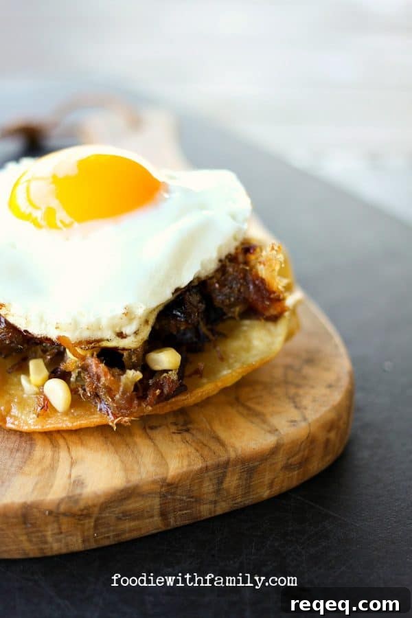 Pulled Pork Huevos Rancheros Recipe for Bold Brunch Flavor 4 Huevos Rancheros using Pulled Pork from foodiewithfamily.com