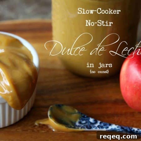 Slow-Cooker Jarred Dulce de Leche (No Stir, No Cans) 5 Dulce de leche made in the slow-cooker in jars. No stirring, no cans! foodiewithfamily.com