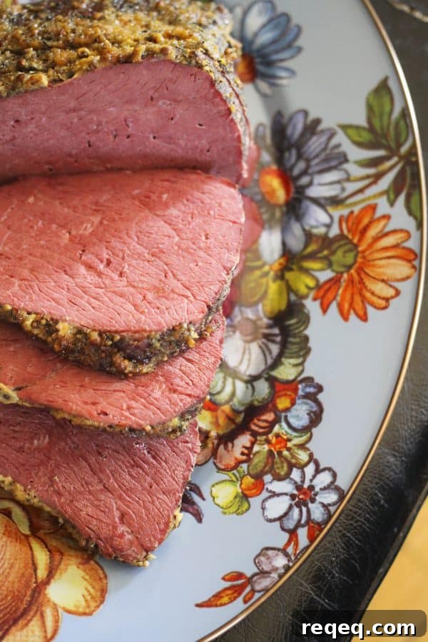 Glazed Corned Beef with Honey-Mustard Finish 2 The Ultimate Corned Beef from foodiewithfamily.com