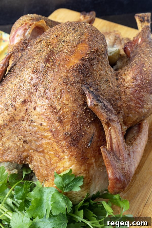 How to Smoke a Turkey (Step-by-Step Guide and Benefits) 4 Smoked turkey with herbs