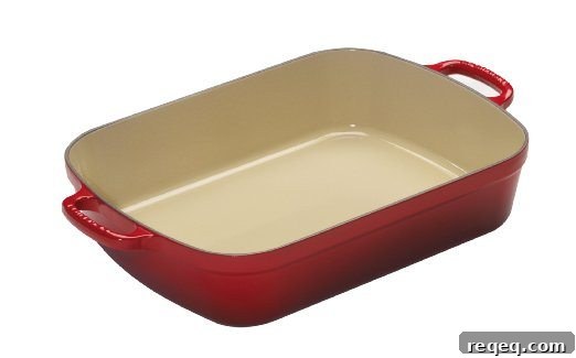 Le Creuset 7 quart roaster pan #Giveaway on foodiewithfamily.com