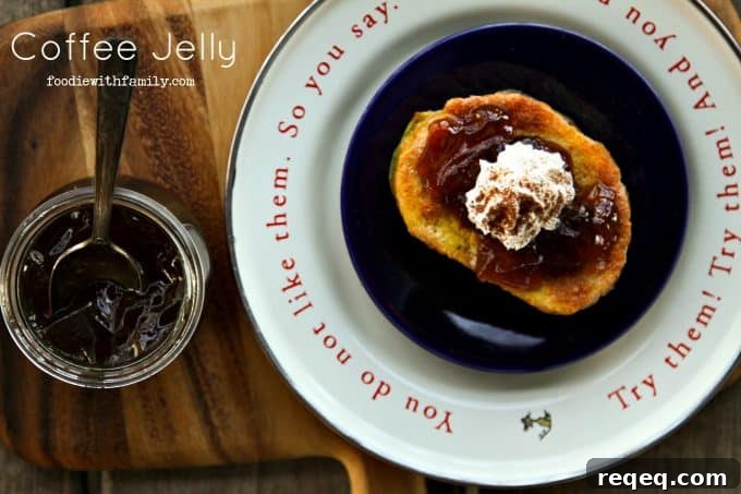 How to Make Classic Coffee Jelly at Home 3 Coffee Jelly {the ultimate hostess gift} on Simple French Toast from foodiewithfamily.com
