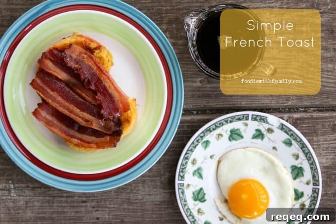 Classic French Toast Recipe for Perfectly Crispy, Custardy Slices 3 Simple French Toast Breakfast Stacks from foodiewithfamily.com